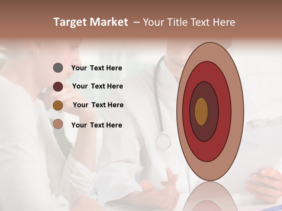 A Doctor And A Patient Are Discussing Something PowerPoint Template