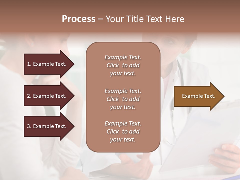 A Doctor And A Patient Are Discussing Something PowerPoint Template