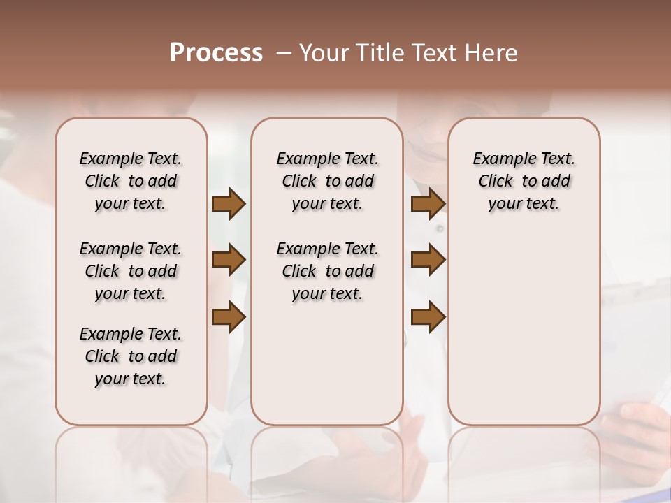 A Doctor And A Patient Are Discussing Something PowerPoint Template