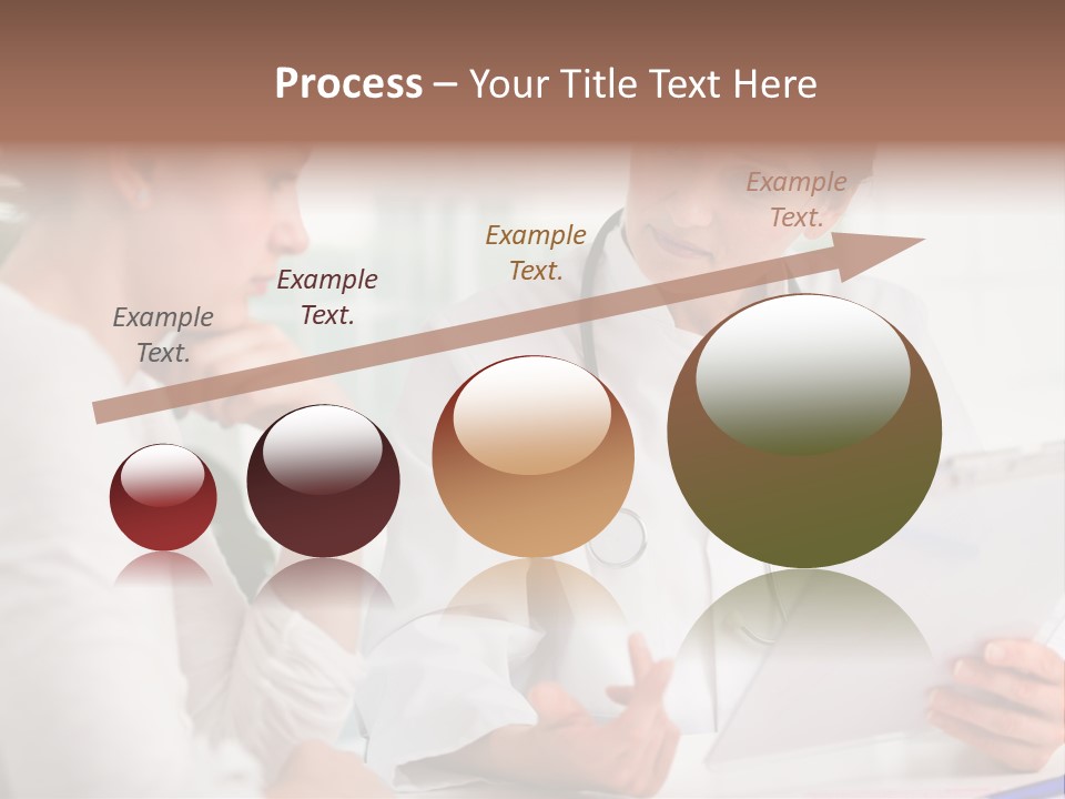 A Doctor And A Patient Are Discussing Something PowerPoint Template