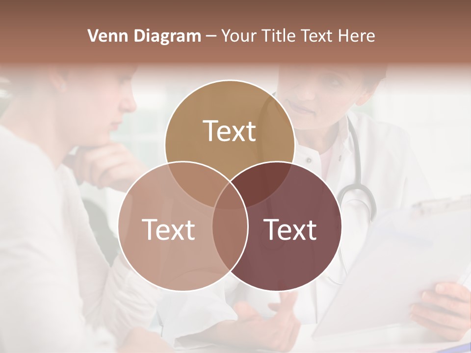 A Doctor And A Patient Are Discussing Something PowerPoint Template