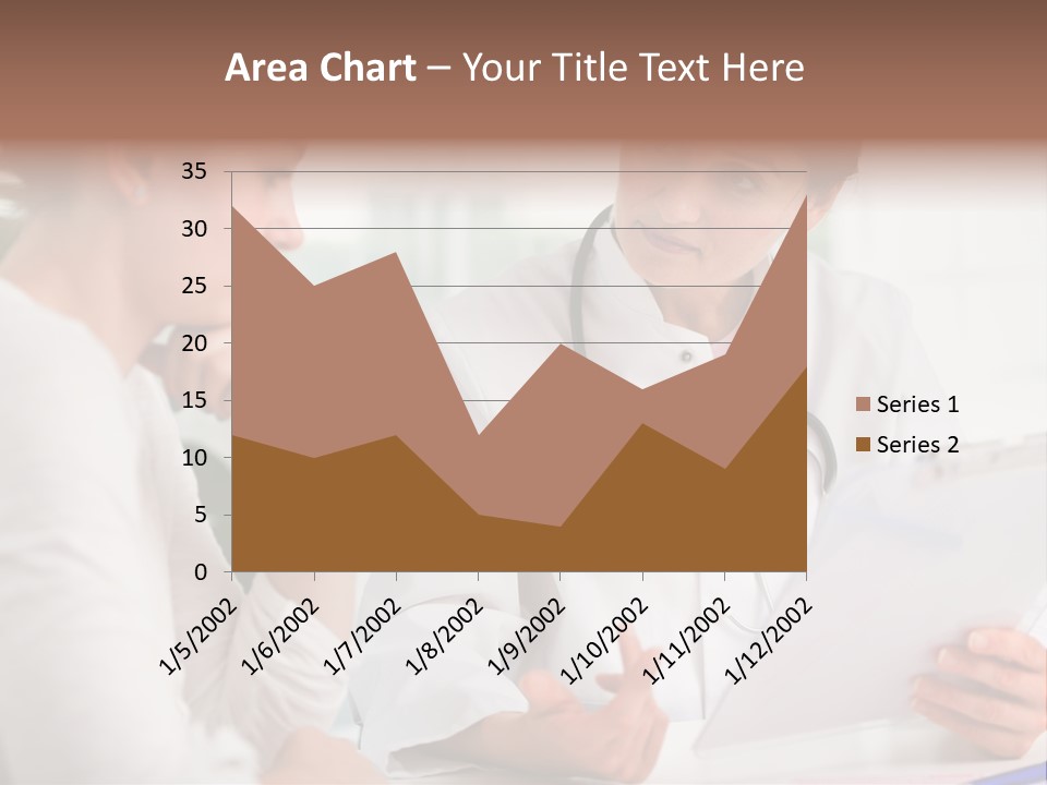 A Doctor And A Patient Are Discussing Something PowerPoint Template