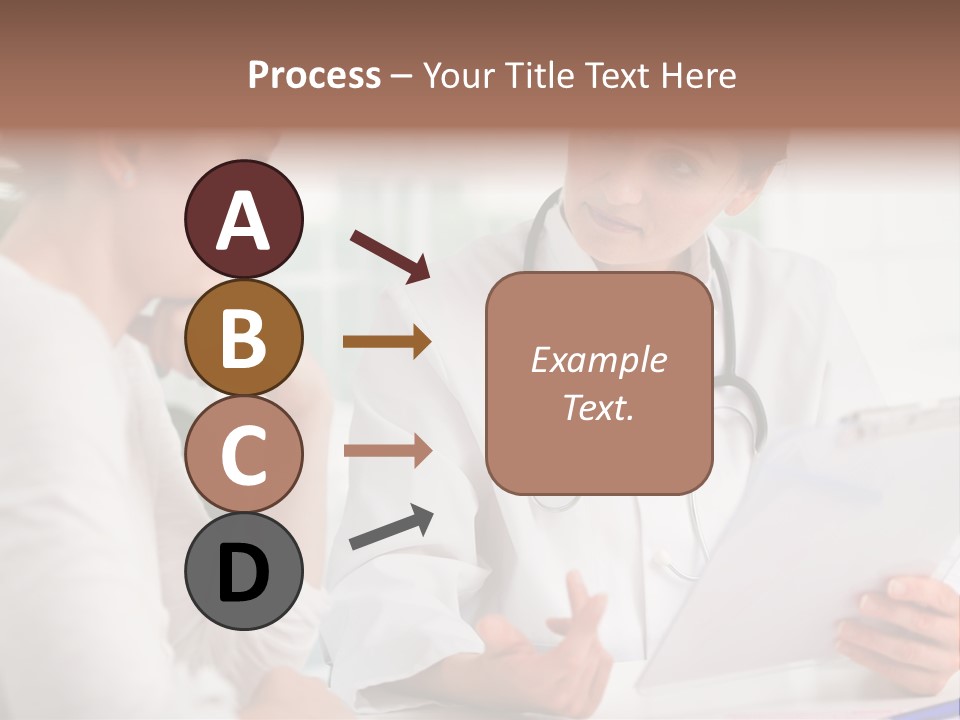 A Doctor And A Patient Are Discussing Something PowerPoint Template