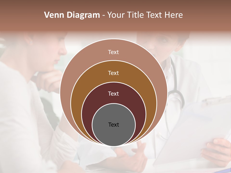 A Doctor And A Patient Are Discussing Something PowerPoint Template