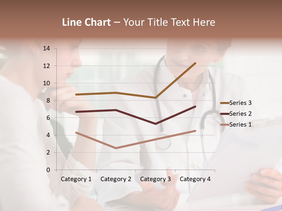A Doctor And A Patient Are Discussing Something PowerPoint Template