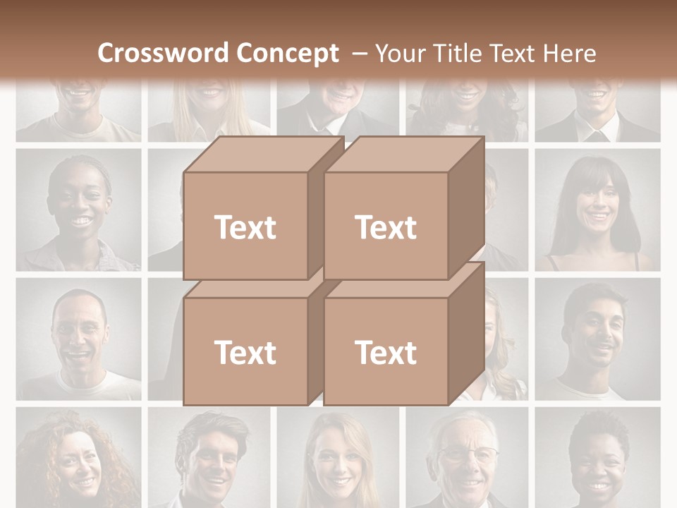 A Large Group Of People Are Shown In This Powerpoint Presentation PowerPoint Template