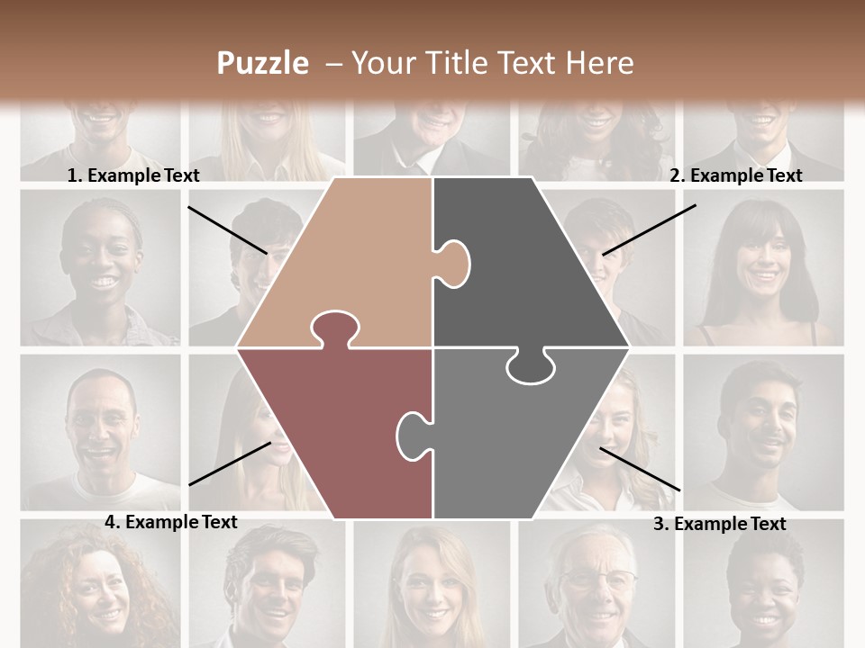 A Large Group Of People Are Shown In This Powerpoint Presentation PowerPoint Template