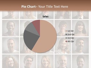 A Large Group Of People Are Shown In This Powerpoint Presentation PowerPoint Template