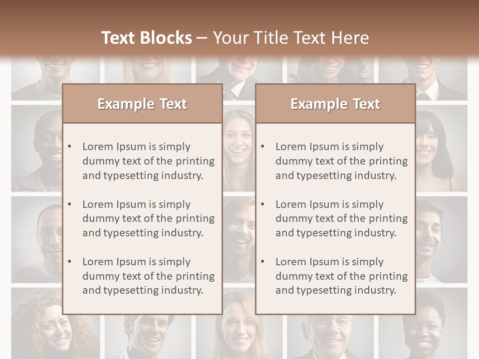 A Large Group Of People Are Shown In This Powerpoint Presentation PowerPoint Template