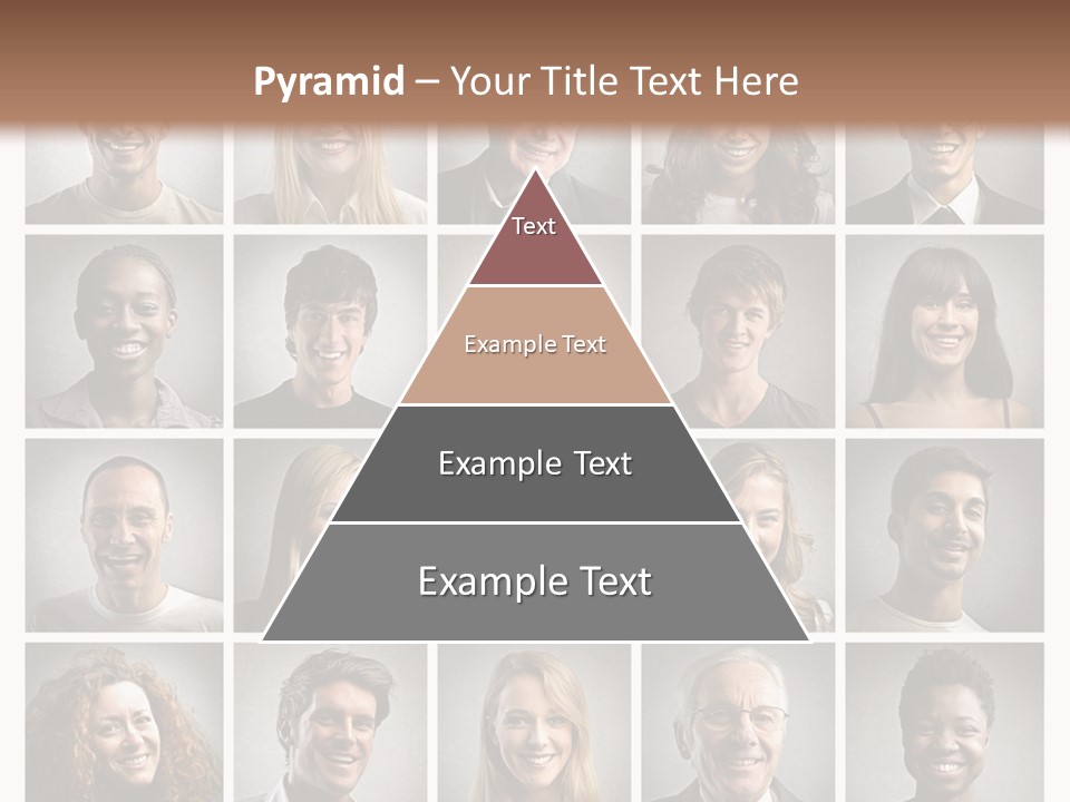 A Large Group Of People Are Shown In This Powerpoint Presentation PowerPoint Template