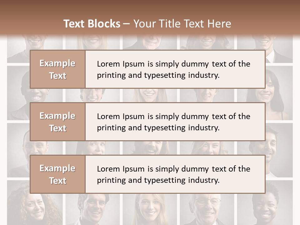 A Large Group Of People Are Shown In This Powerpoint Presentation PowerPoint Template