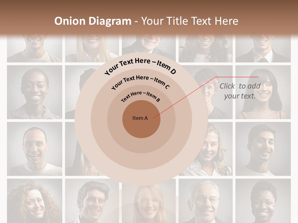 A Large Group Of People Are Shown In This Powerpoint Presentation PowerPoint Template