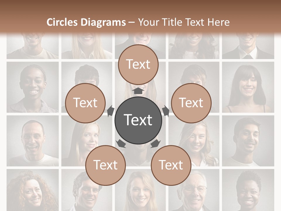 A Large Group Of People Are Shown In This Powerpoint Presentation PowerPoint Template