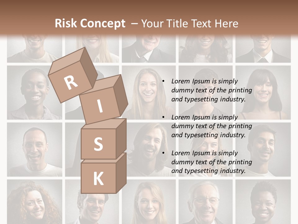 A Large Group Of People Are Shown In This Powerpoint Presentation PowerPoint Template