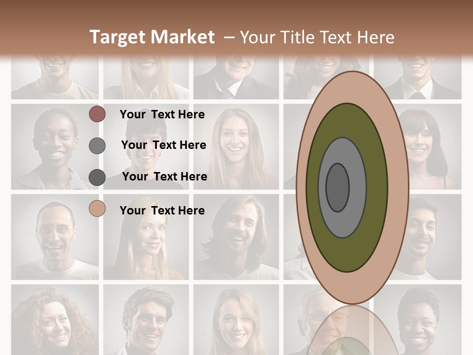 A Large Group Of People Are Shown In This Powerpoint Presentation PowerPoint Template