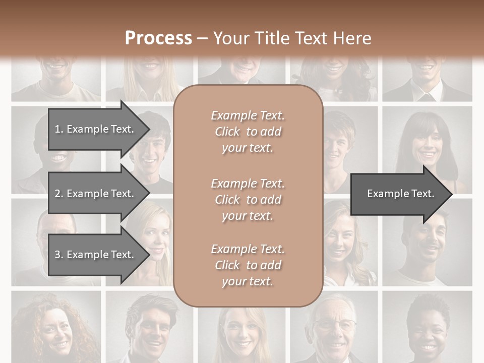 A Large Group Of People Are Shown In This Powerpoint Presentation PowerPoint Template