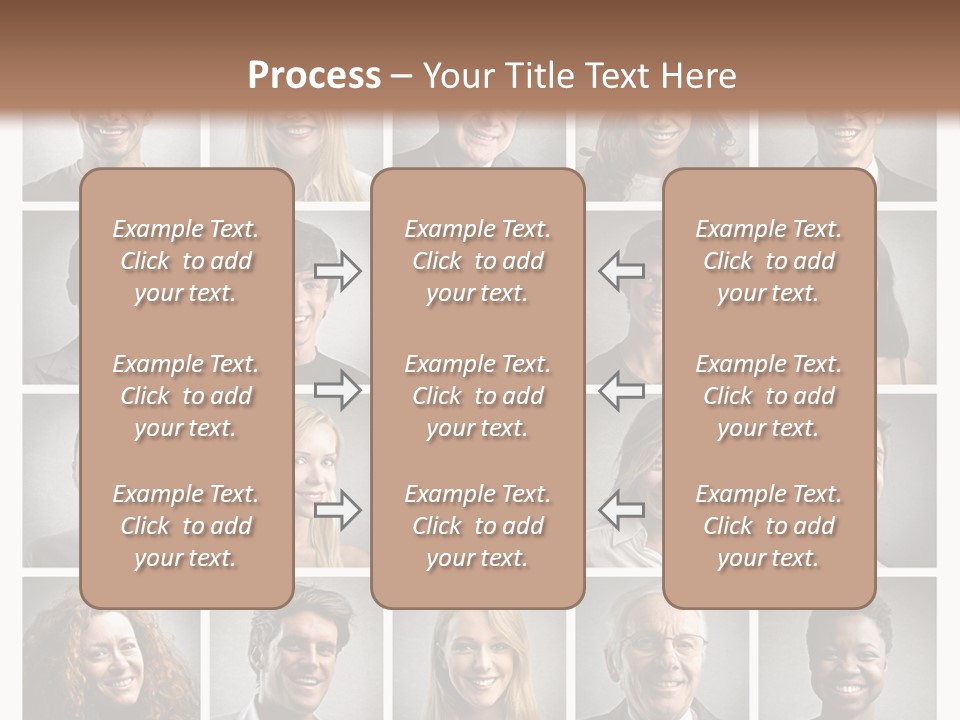 A Large Group Of People Are Shown In This Powerpoint Presentation PowerPoint Template