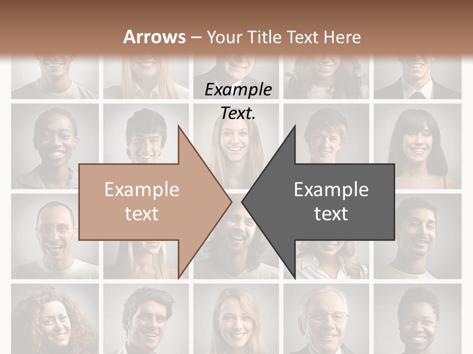 A Large Group Of People Are Shown In This Powerpoint Presentation PowerPoint Template
