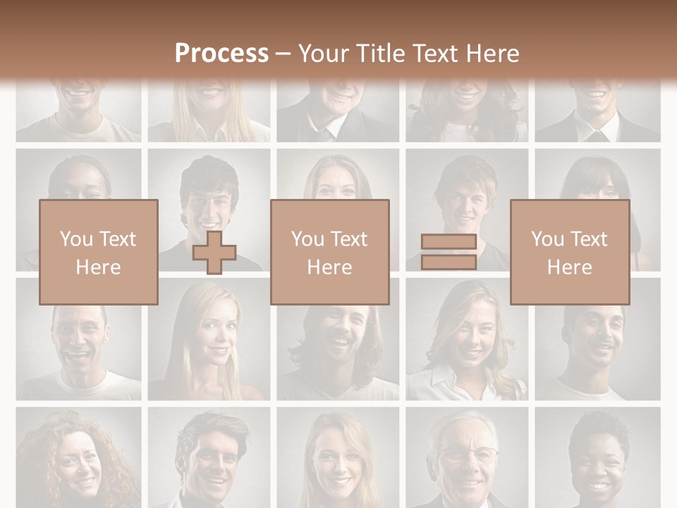 A Large Group Of People Are Shown In This Powerpoint Presentation PowerPoint Template