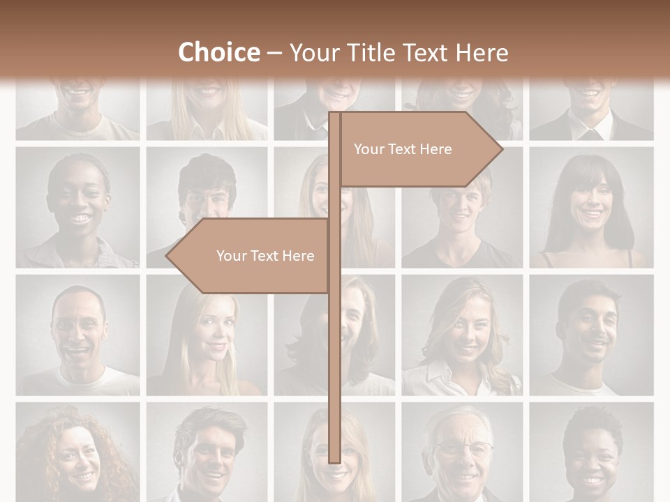 A Large Group Of People Are Shown In This Powerpoint Presentation PowerPoint Template