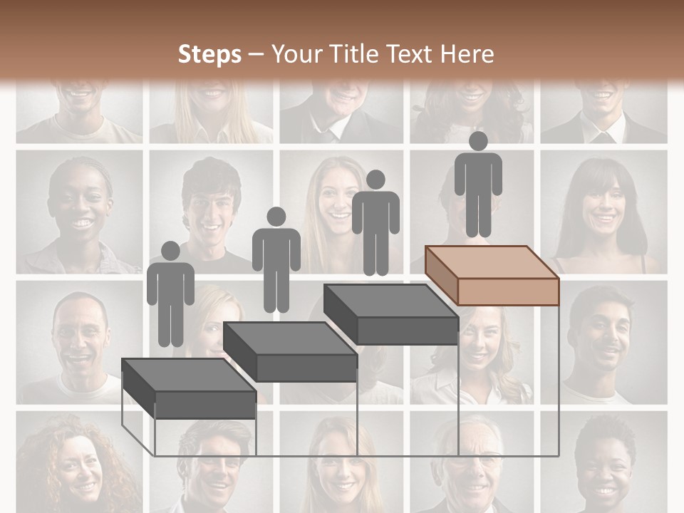 A Large Group Of People Are Shown In This Powerpoint Presentation PowerPoint Template