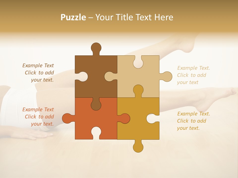 A Woman Laying On The Floor With Her Legs Crossed PowerPoint Template