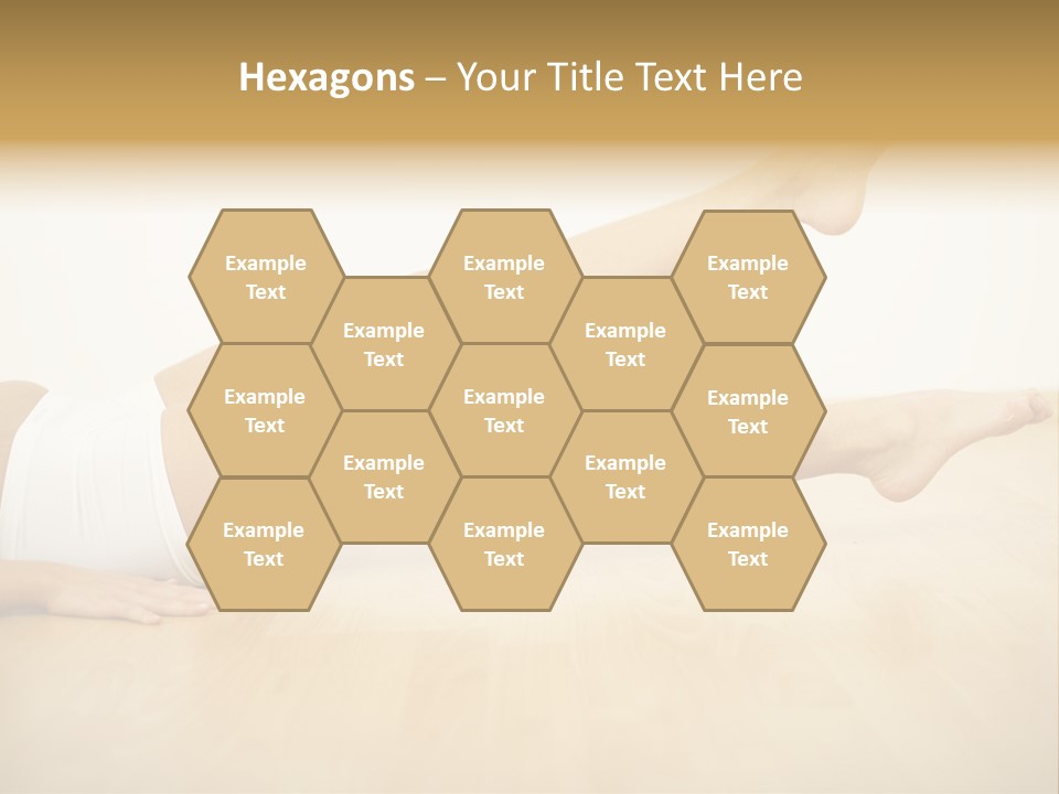 A Woman Laying On The Floor With Her Legs Crossed PowerPoint Template