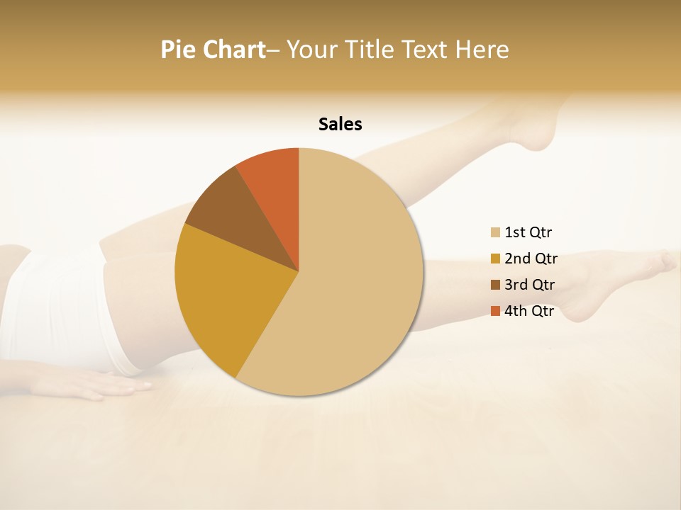 A Woman Laying On The Floor With Her Legs Crossed PowerPoint Template
