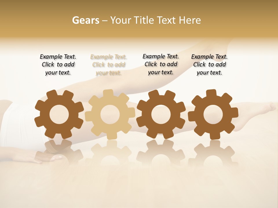 A Woman Laying On The Floor With Her Legs Crossed PowerPoint Template