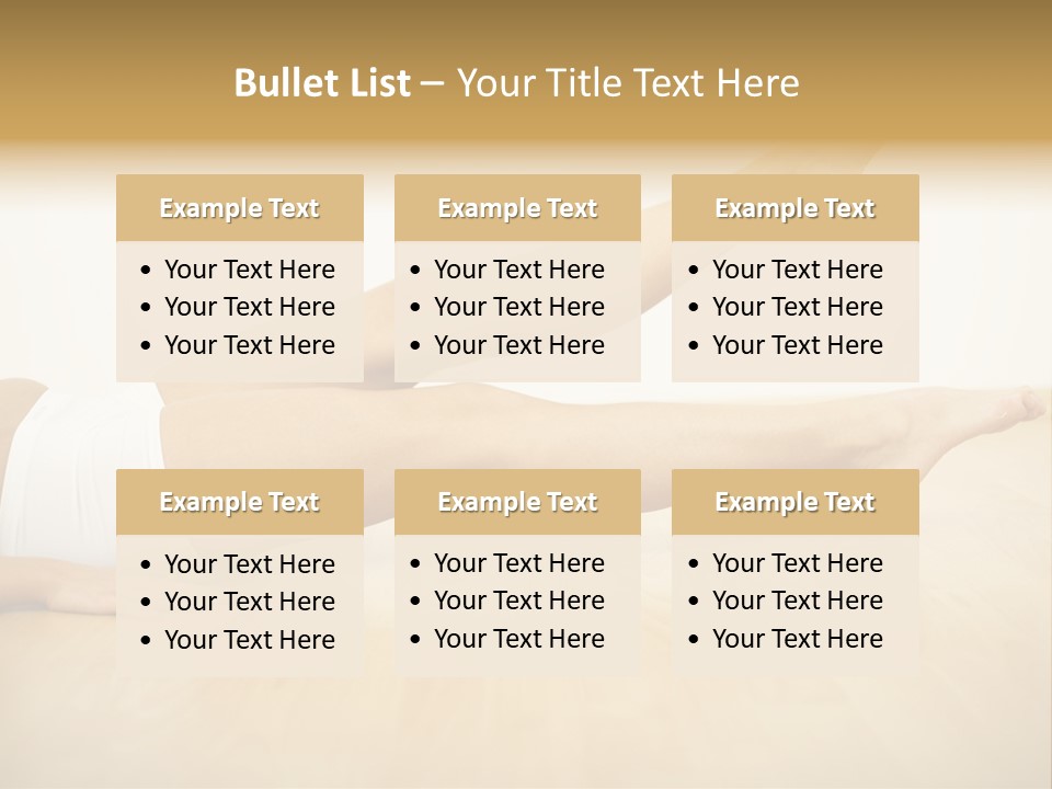 A Woman Laying On The Floor With Her Legs Crossed PowerPoint Template