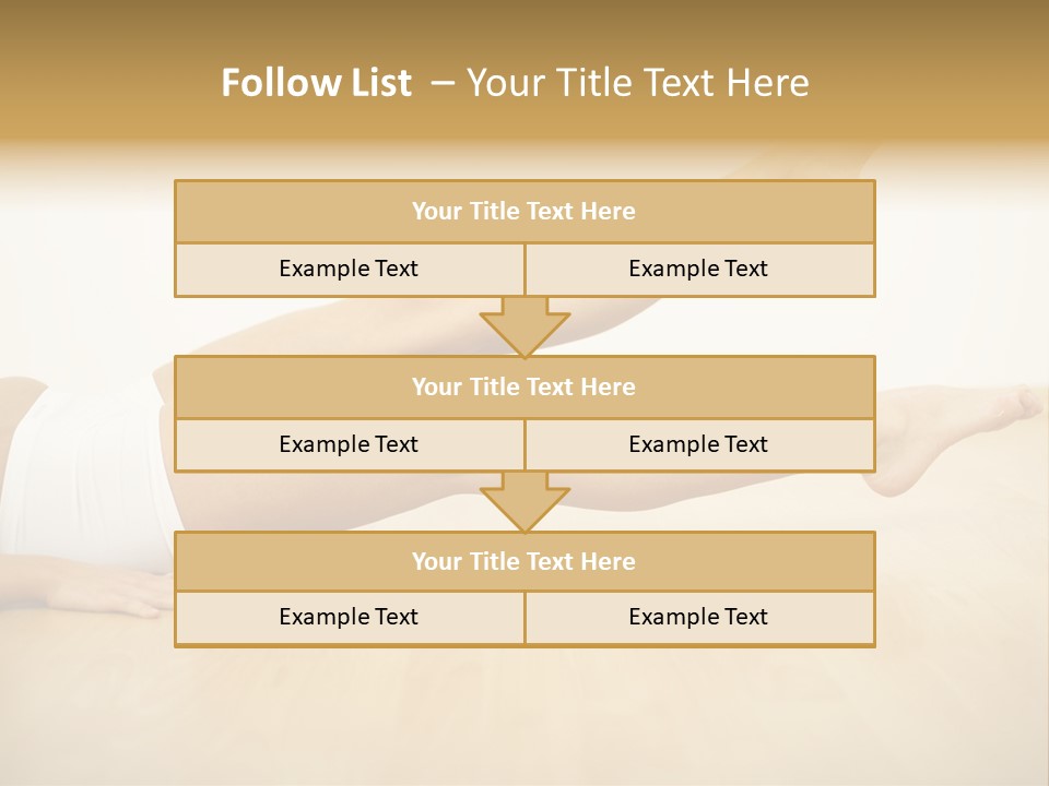 A Woman Laying On The Floor With Her Legs Crossed PowerPoint Template