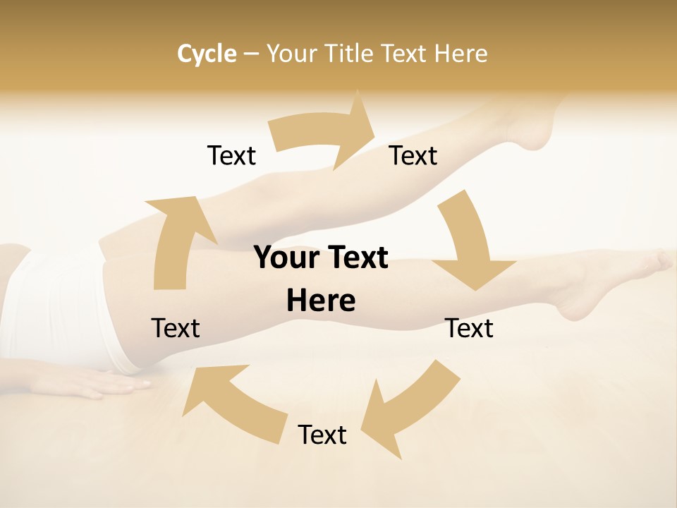 A Woman Laying On The Floor With Her Legs Crossed PowerPoint Template