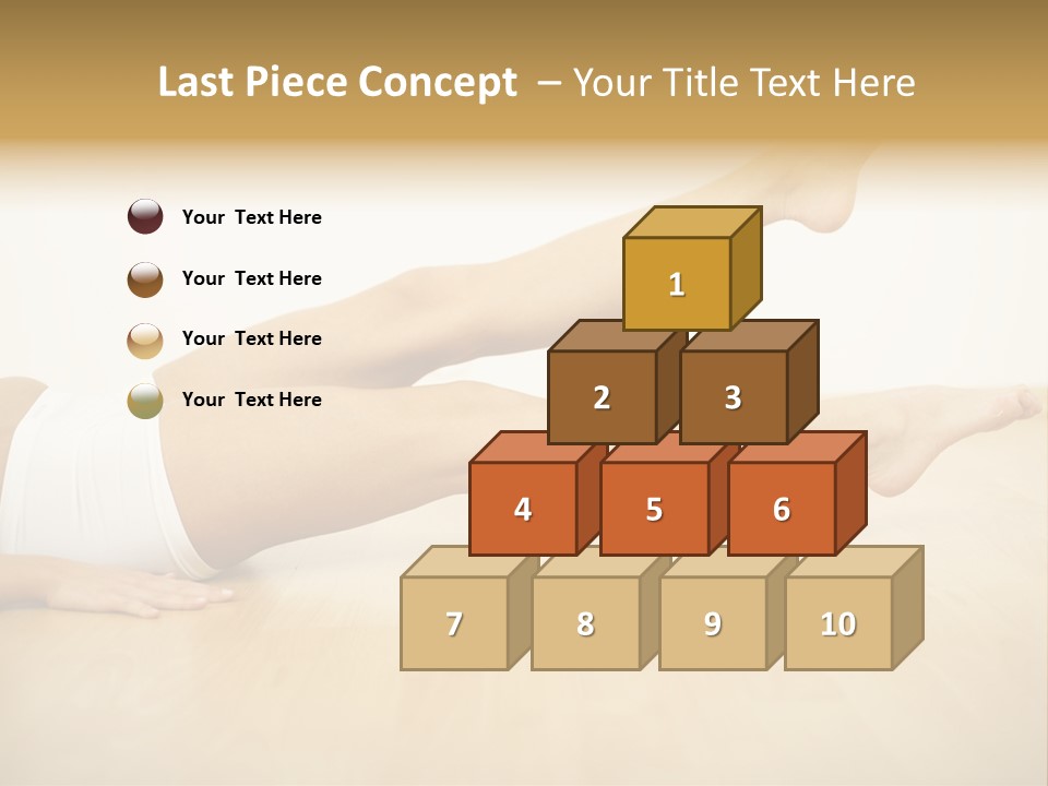 A Woman Laying On The Floor With Her Legs Crossed PowerPoint Template