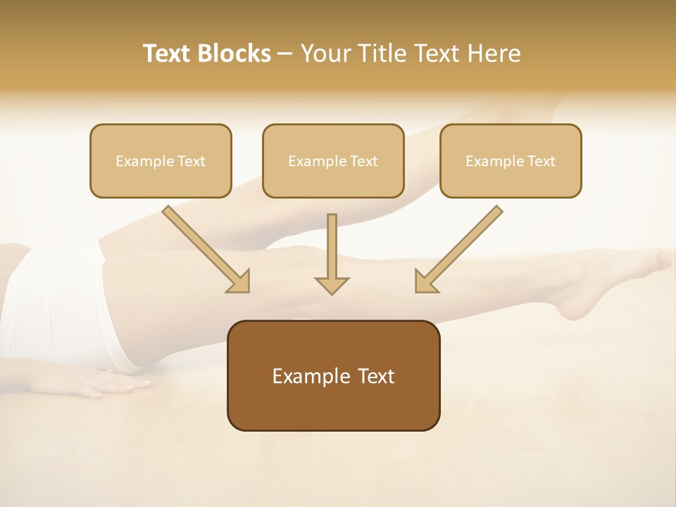 A Woman Laying On The Floor With Her Legs Crossed PowerPoint Template