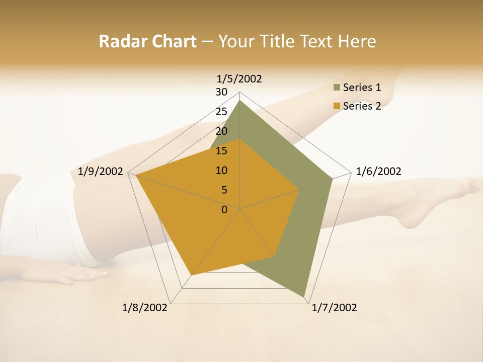 A Woman Laying On The Floor With Her Legs Crossed PowerPoint Template