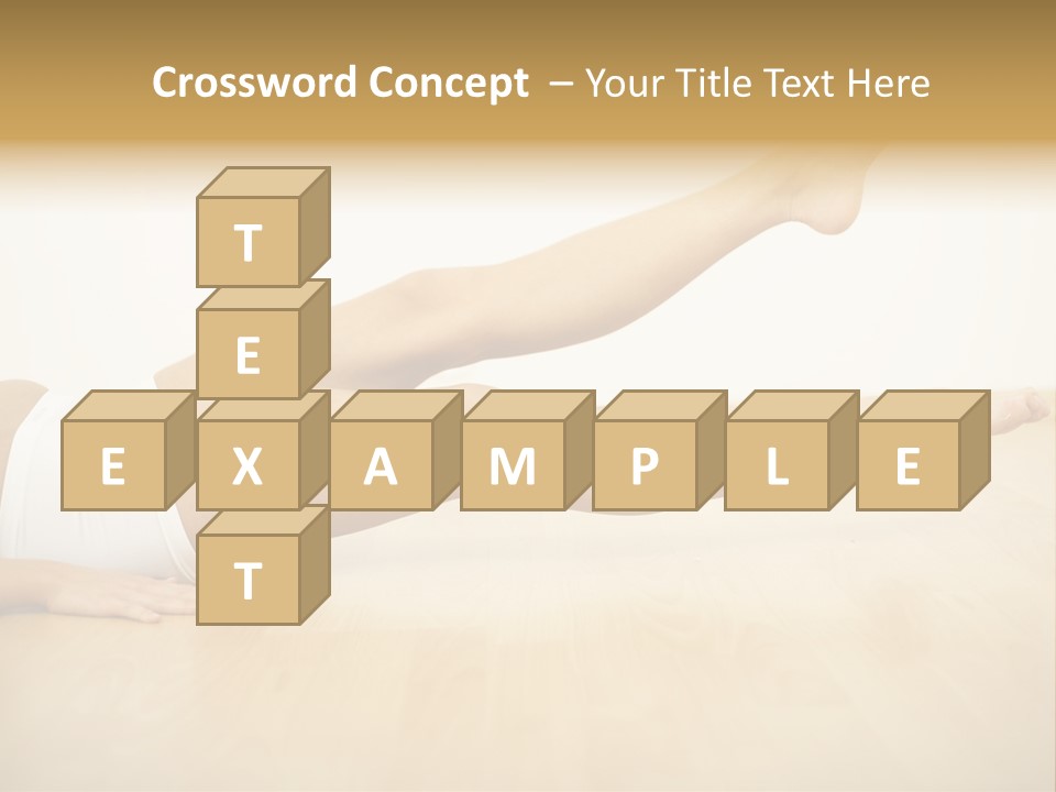 A Woman Laying On The Floor With Her Legs Crossed PowerPoint Template