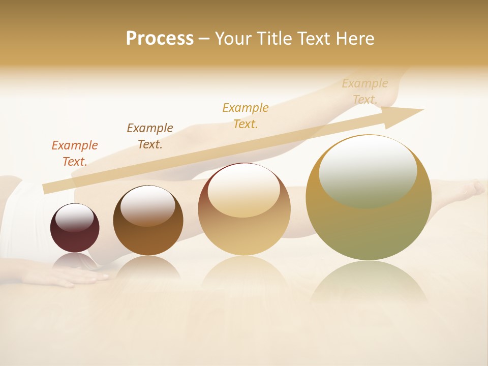 A Woman Laying On The Floor With Her Legs Crossed PowerPoint Template