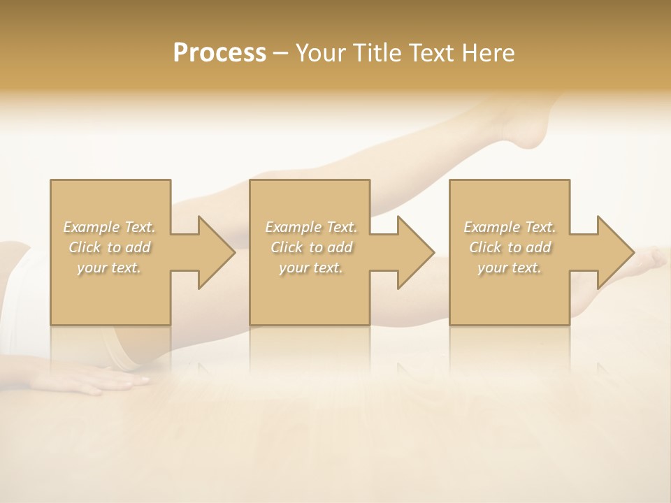 A Woman Laying On The Floor With Her Legs Crossed PowerPoint Template