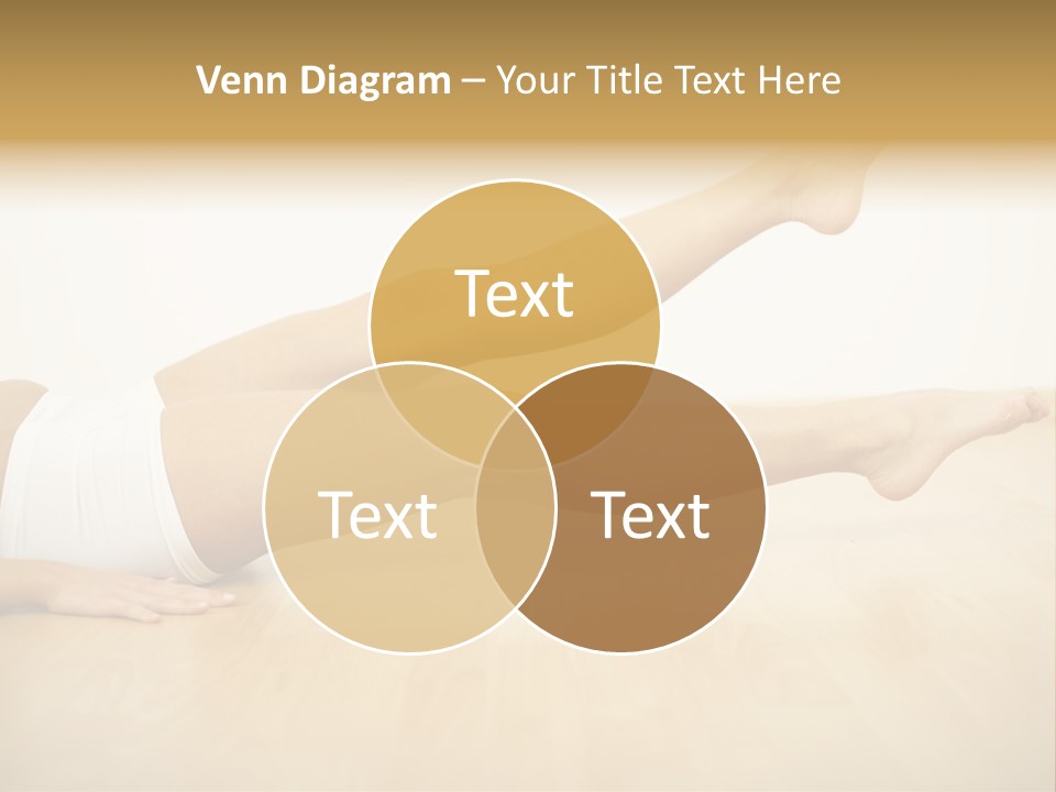 A Woman Laying On The Floor With Her Legs Crossed PowerPoint Template