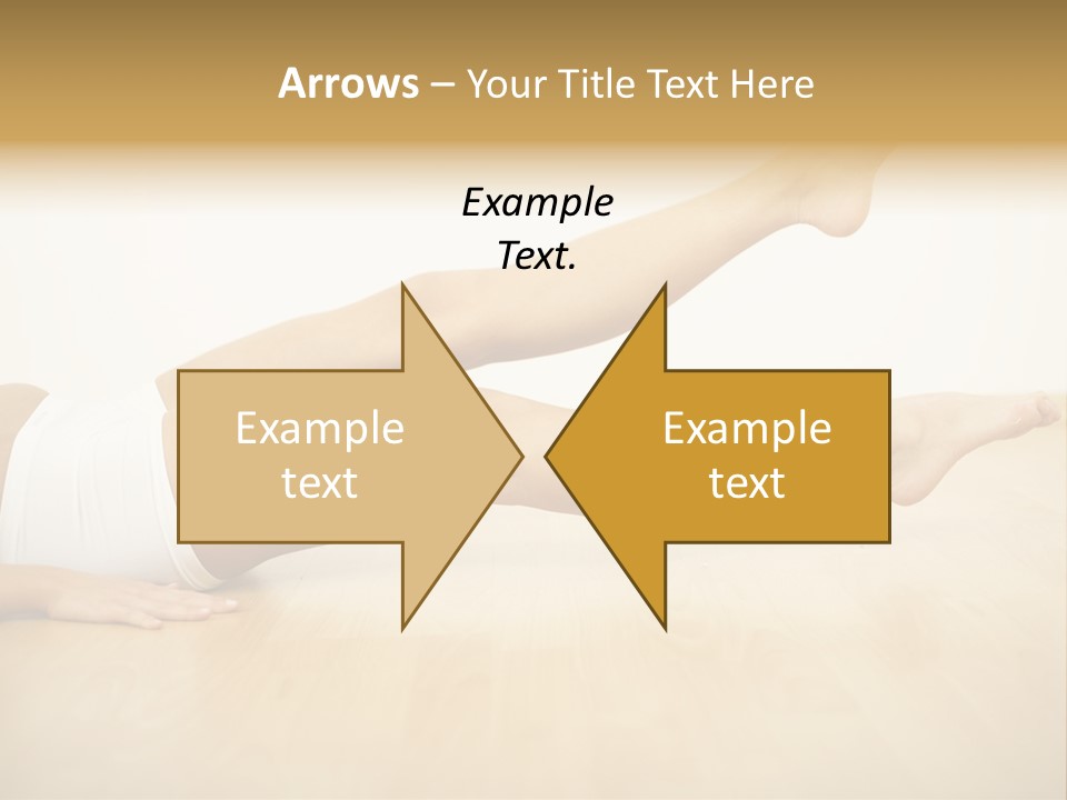 A Woman Laying On The Floor With Her Legs Crossed PowerPoint Template