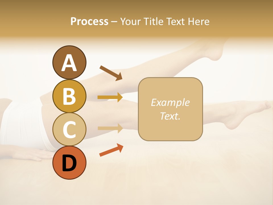 A Woman Laying On The Floor With Her Legs Crossed PowerPoint Template