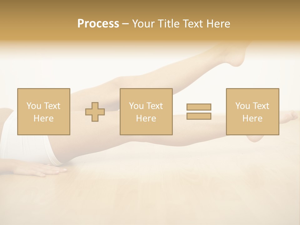 A Woman Laying On The Floor With Her Legs Crossed PowerPoint Template