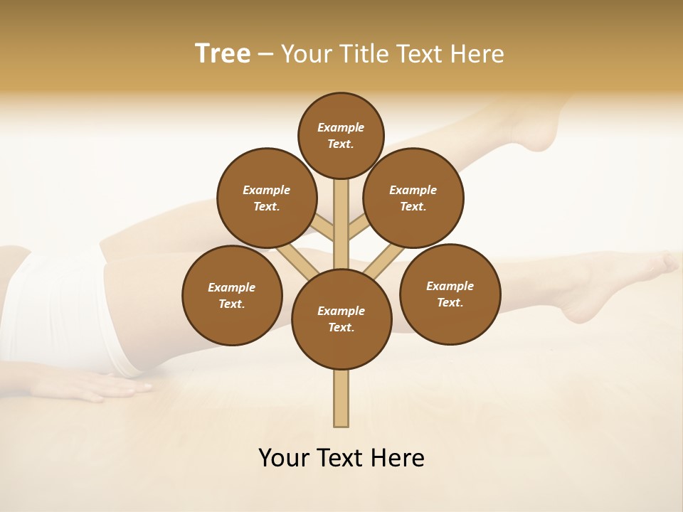 A Woman Laying On The Floor With Her Legs Crossed PowerPoint Template