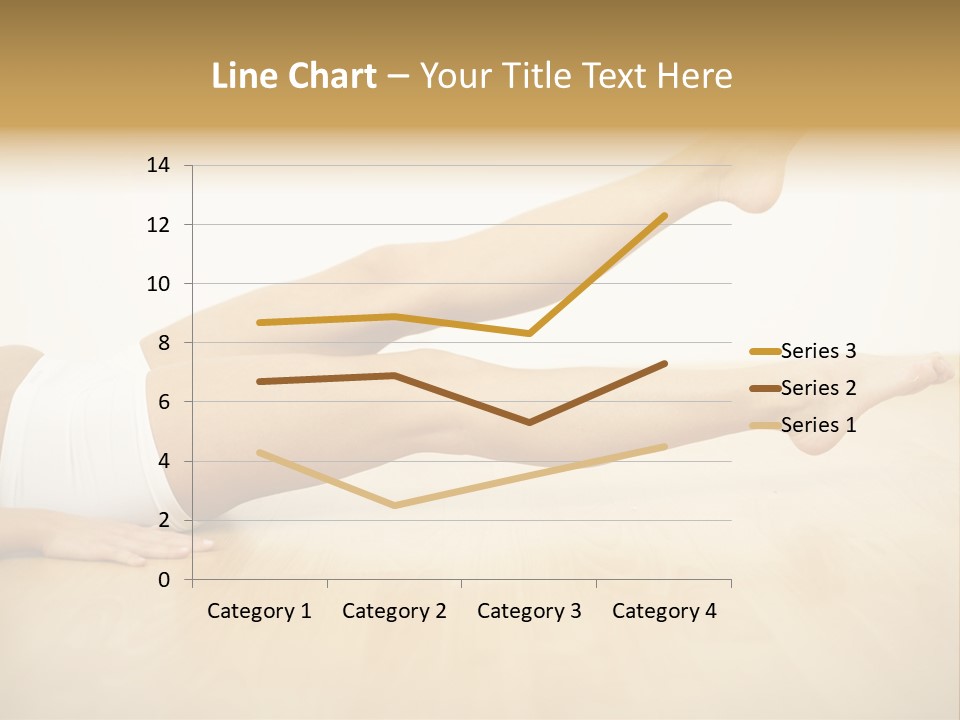 A Woman Laying On The Floor With Her Legs Crossed PowerPoint Template