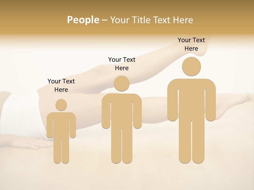 A Woman Laying On The Floor With Her Legs Crossed PowerPoint Template