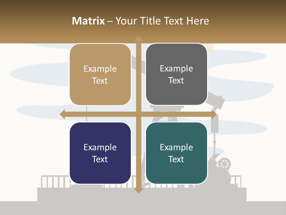 An Oil Pump With A Sign That Says Name Of Presentation Company Name PowerPoint Template