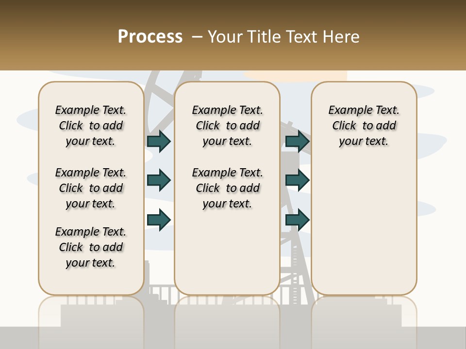 An Oil Pump With A Sign That Says Name Of Presentation Company Name PowerPoint Template