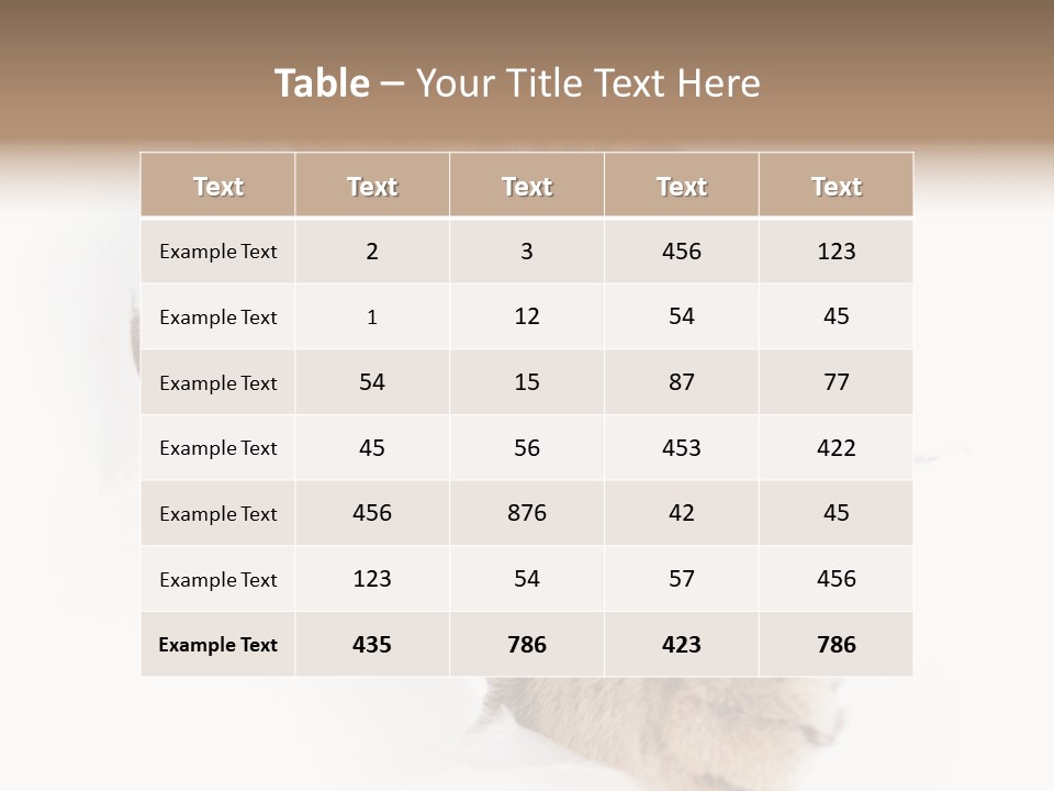 A Cat Peeking Through A Hole In A Paper PowerPoint Template