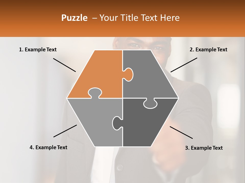 A Man In A Suit Giving A Thumbs Up PowerPoint Template