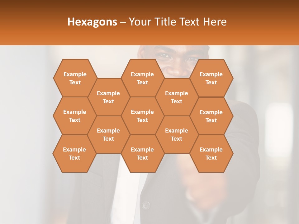 A Man In A Suit Giving A Thumbs Up PowerPoint Template